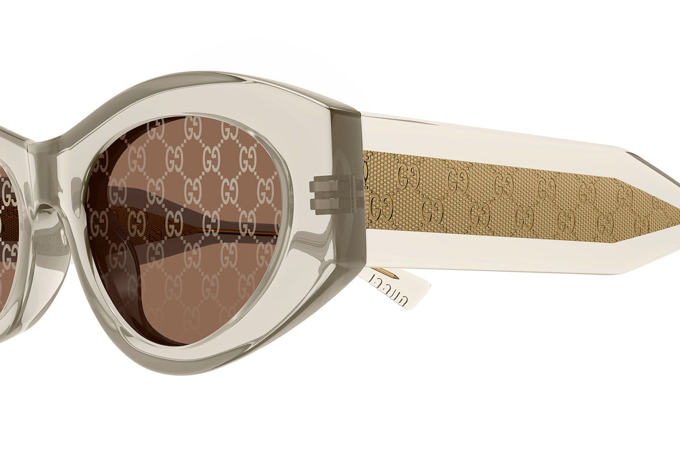 Gucci GG2065S Sunglasses - Yellow / Brown Mirror