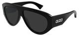 Gucci GG2128S Sunglasses - Black / Grey