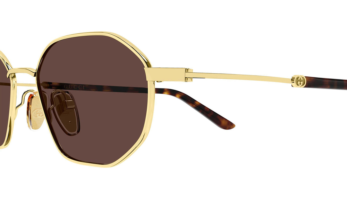 Gucci GG2257S Sunglasses - Gold / Brown