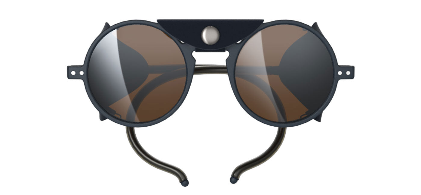 IZIPIZI #G Glacier Sunglasses - Night Blue / Brown - Cat. 4 Intense Light