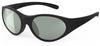 IZIPIZI Horizon Sunglasses - Black / Green Silver Mirror