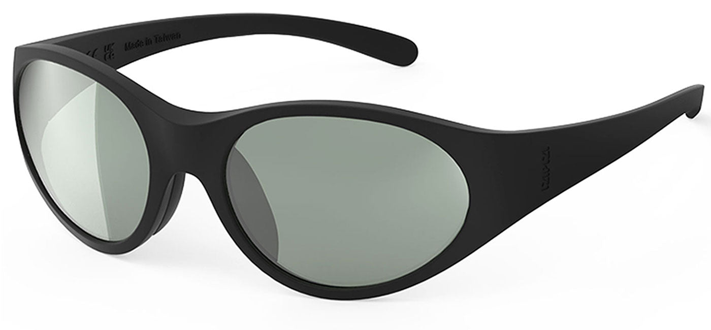 IZIPIZI Horizon Sunglasses - Black / Green Silver Mirror