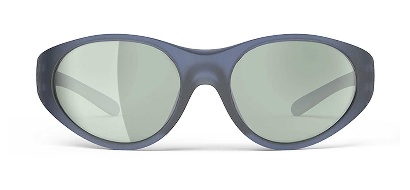 IZIPIZI Horizon Sunglasses - Night Blue / Green Silver Mirror