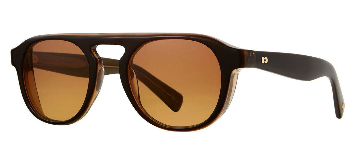 Garrett Leight Harding X Sunglasses - Amaro Laminate / Hollywood Gradient