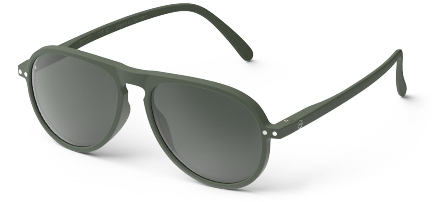 IZIPIZI #I Sunglasses - Kaki Green / Grey