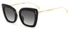 Isabel Marant IM 0083/G/S Sunglasses - Black and Gold / Dark Grey Gradient