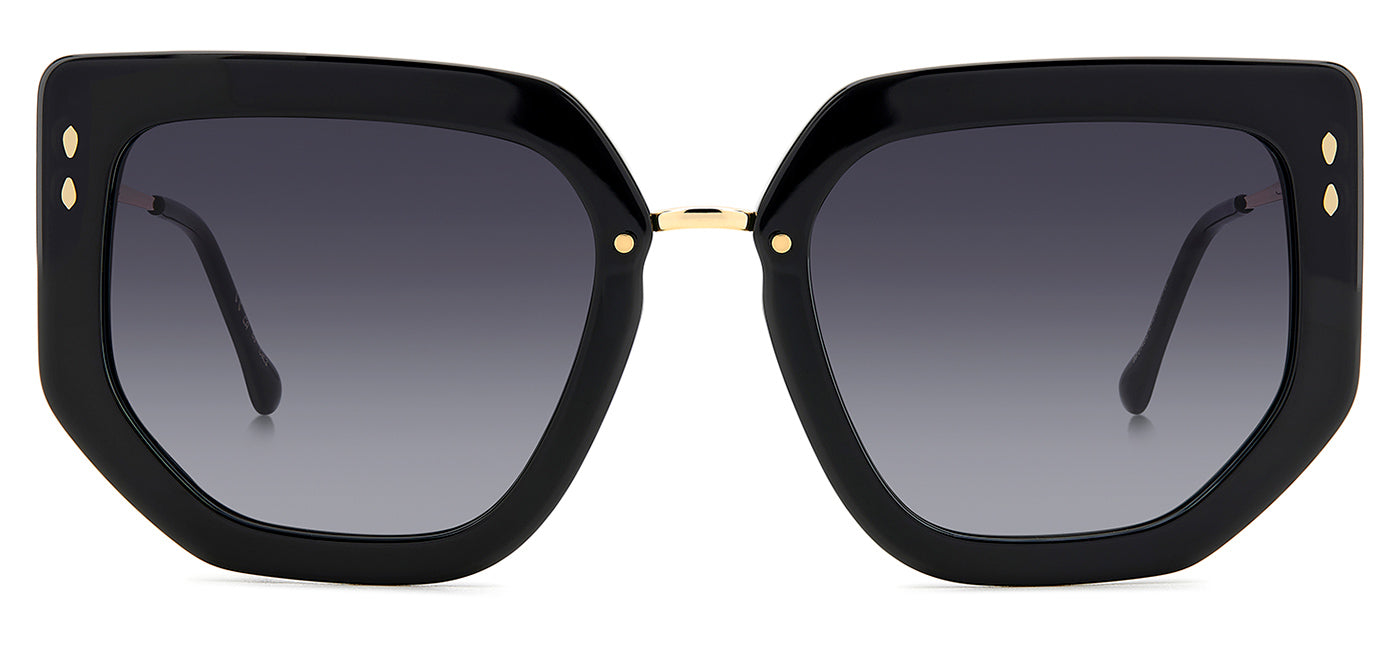 Isabel Marant IM 0149/S Sunglasses - Black and Gold / Dark Grey Gradient