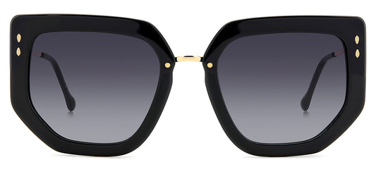 Isabel Marant IM 0149/S Sunglasses - Black and Gold / Dark Grey Gradient