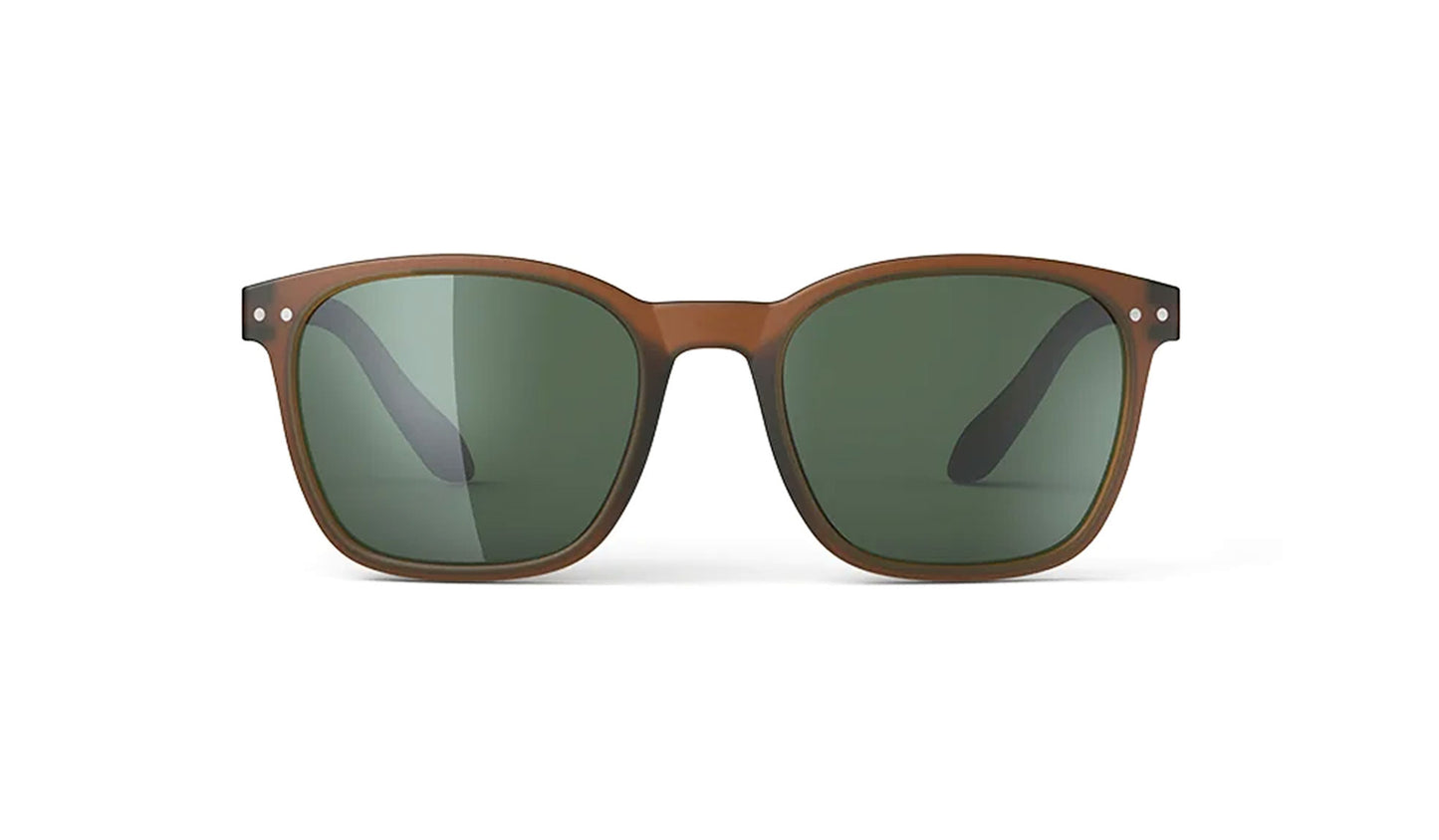 IZIPIZI Journey Sunglasses - Hazel / Green Silver Mirror Polarised