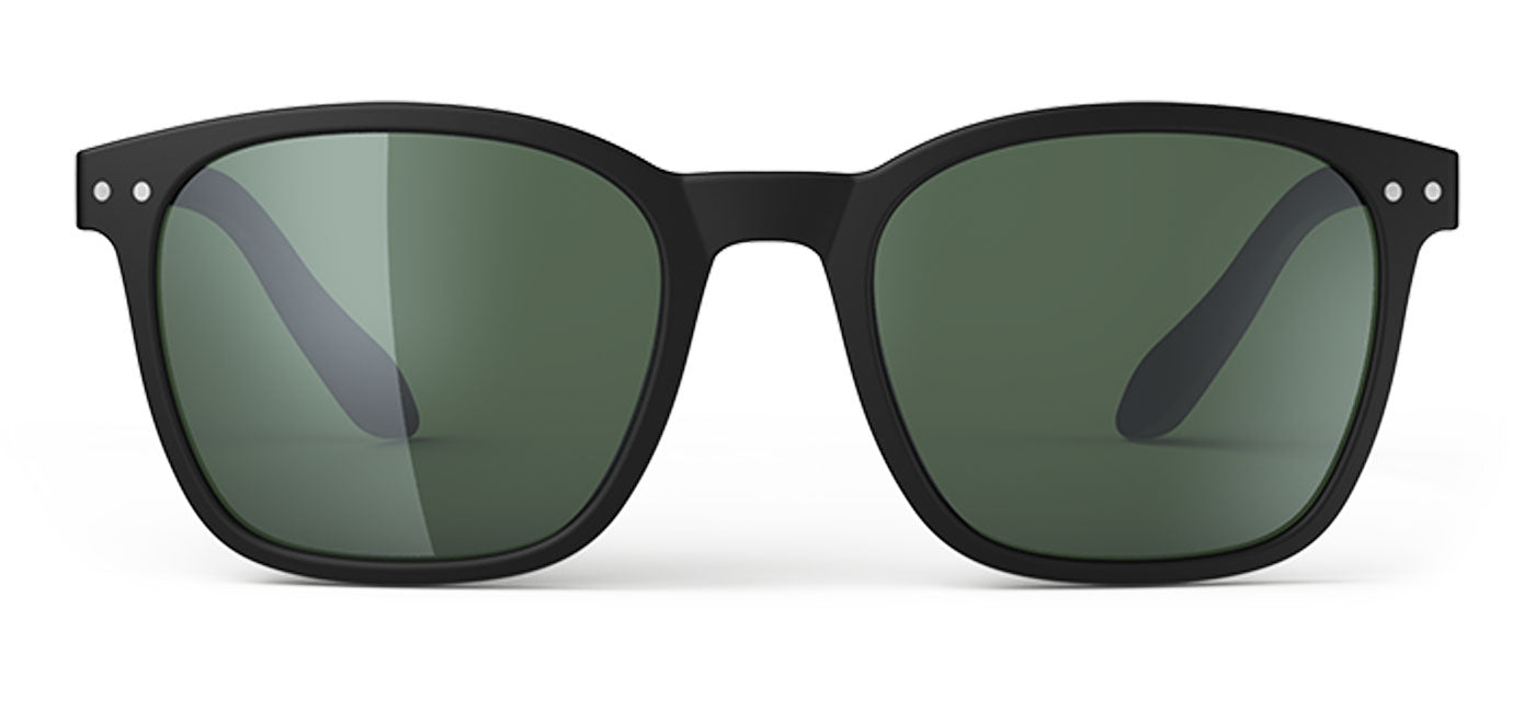 IZIPIZI Journey Sunglasses - Black / Green Polarised