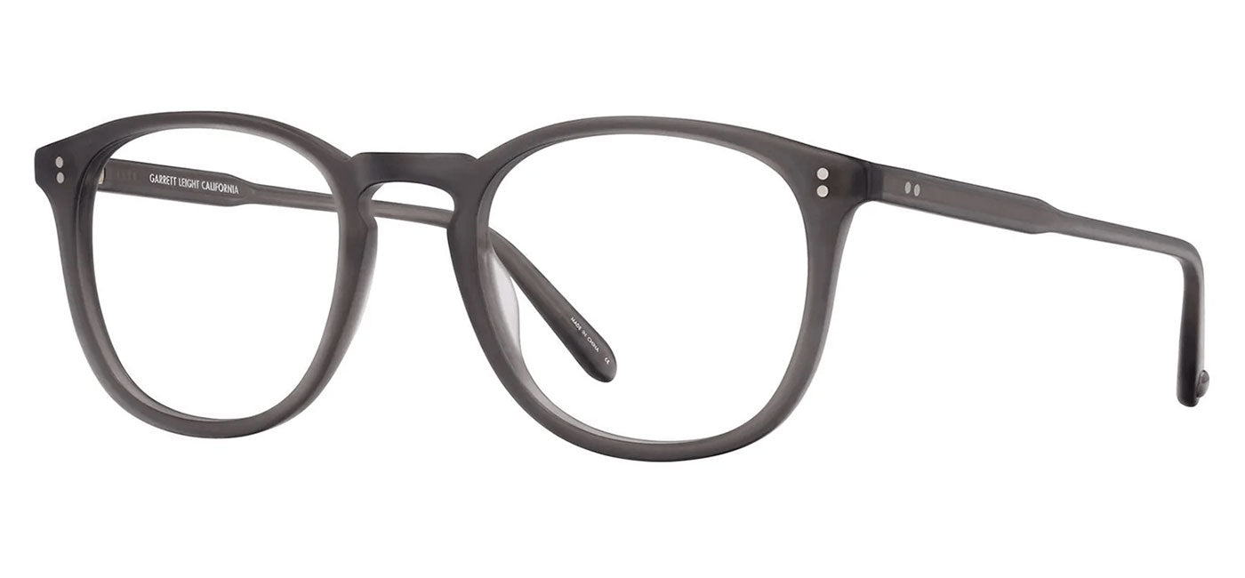 Garrett Leight Kinney Glasses - Matte Grey Crystal