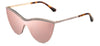 Jimmy Choo Kristen Sunglasses - Gold Havana / Pink Flash Silver