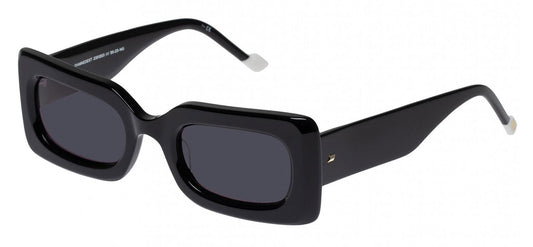 Le Specs Damnedest Sunglasses - Black / Smoke Mono