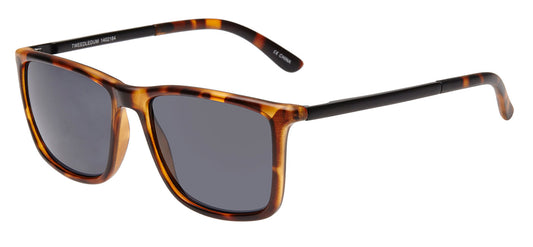 Le Specs Tweedledum Sunglasses - Matte Tort / Smoke Mono