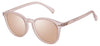 Le Specs Bandwagon Sunglasses - Matte Stone / Gold Mirror