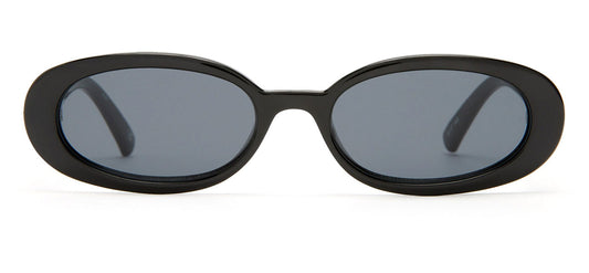 Le Specs Outta Love Sunglasses - Black / Smoke