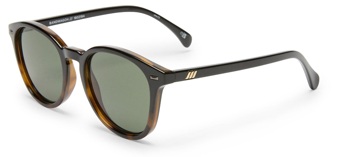 Le Specs Bandwagon Sunglasses - Black Tort / Khaki