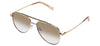 Le Specs Evermore Sunglasses - Gold / Khaki Gradient Flash