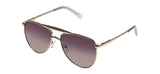 Le Specs High Fangle Sunglasses - Gold / Purple Gradient