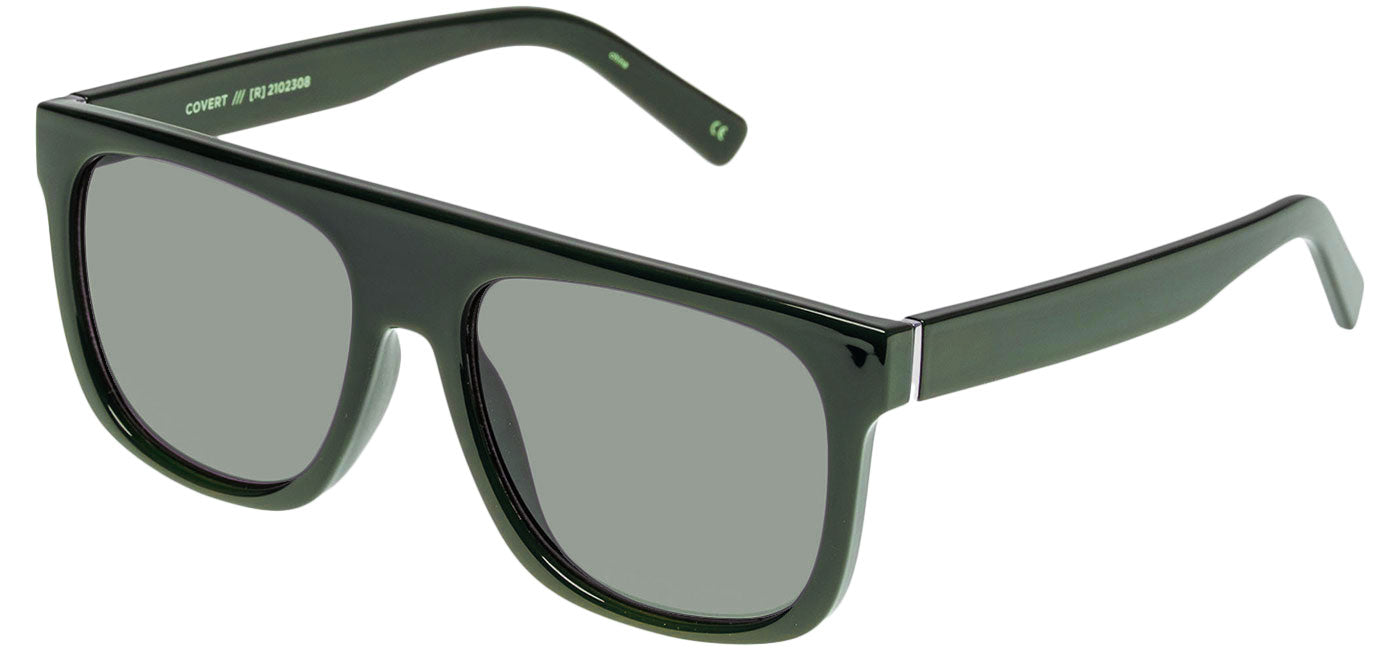 Le Specs Covert Sunglasses - Khaki Green / Khaki