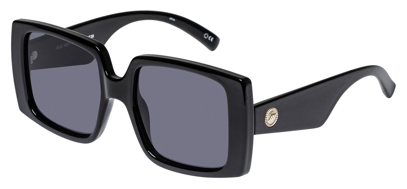 Le Specs Glo Getter Sunglasses - Black / Smoke