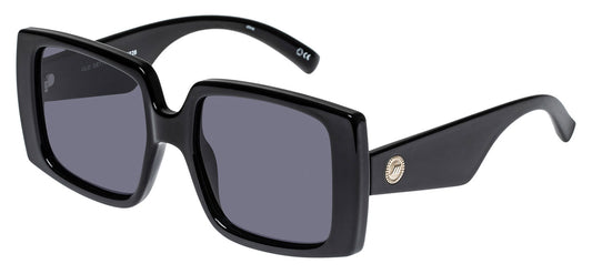 Le Specs Glo Getter Sunglasses - Black / Smoke