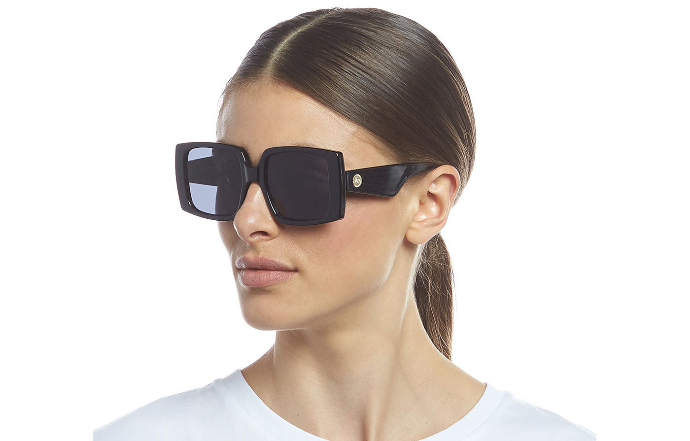 Le Specs Glo Getter Sunglasses - Black / Smoke