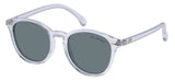 Le Specs Bandwagon Sunglasses - Crystal Clear / Kaki Polarised