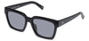 Le Specs Weekend Riot Sunglasses - Matte Black / Smoke Polarised