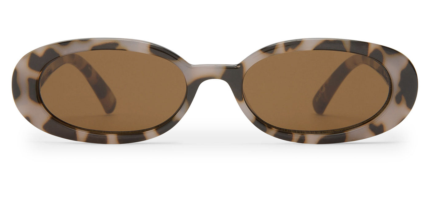 Le Specs Outta Love Sunglasses - Cookie / Smokey Brown Mono