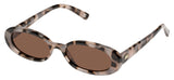 Le Specs Outta Love Sunglasses - Cookie / Smokey Brown Mono