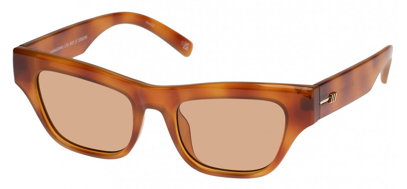 Le Specs Hankering Sunglasses - Vintage Tortoise / Light Brown