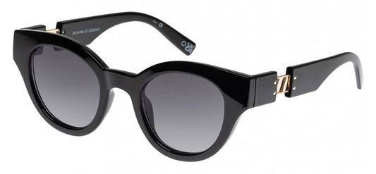 Le Specs Deja Nu Sunglasses - Black / Cool Smoke