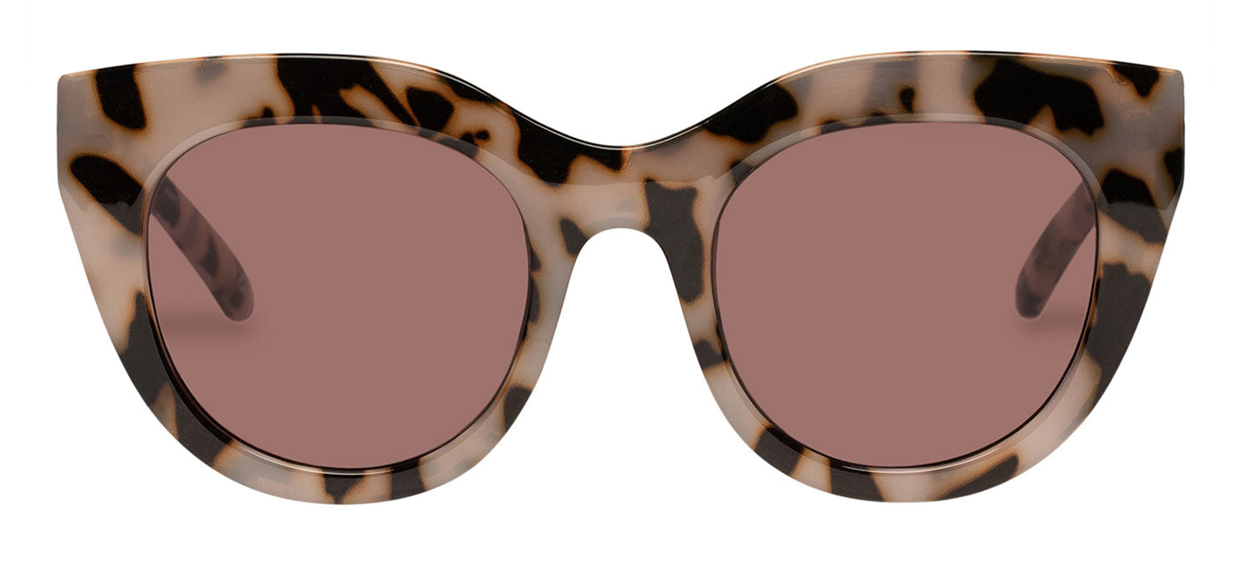 Le Specs Air Heart Sunglasses - Cookie Tort / Smokey Brown