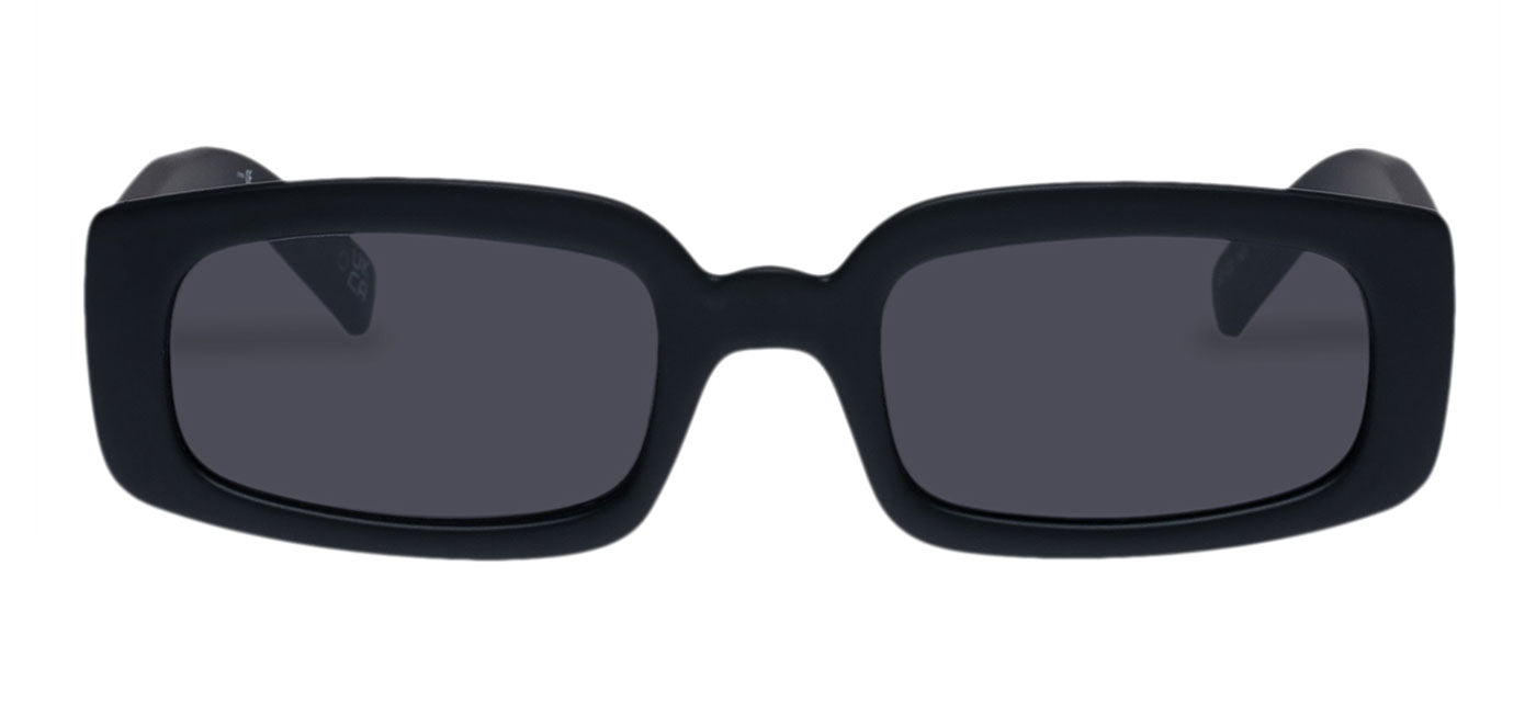 Le Specs Dynamite Sunglasses - Matte Black / Smoke Mono