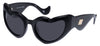 Le Specs Fast Love Sunglasses - Matte Black / Smoke Mono
