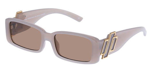 Le Specs Cruel Intentions Sunglasses - Oatmeal / Tan