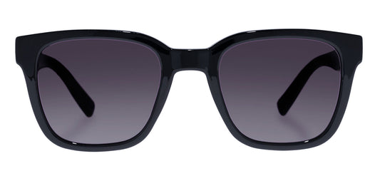Le Specs Elixir Sunglasses - Black / Smoke Gradient