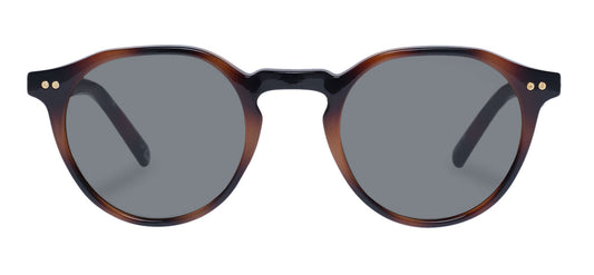 Le Specs Galavant Sunglasses - Tortoise / Green Mono