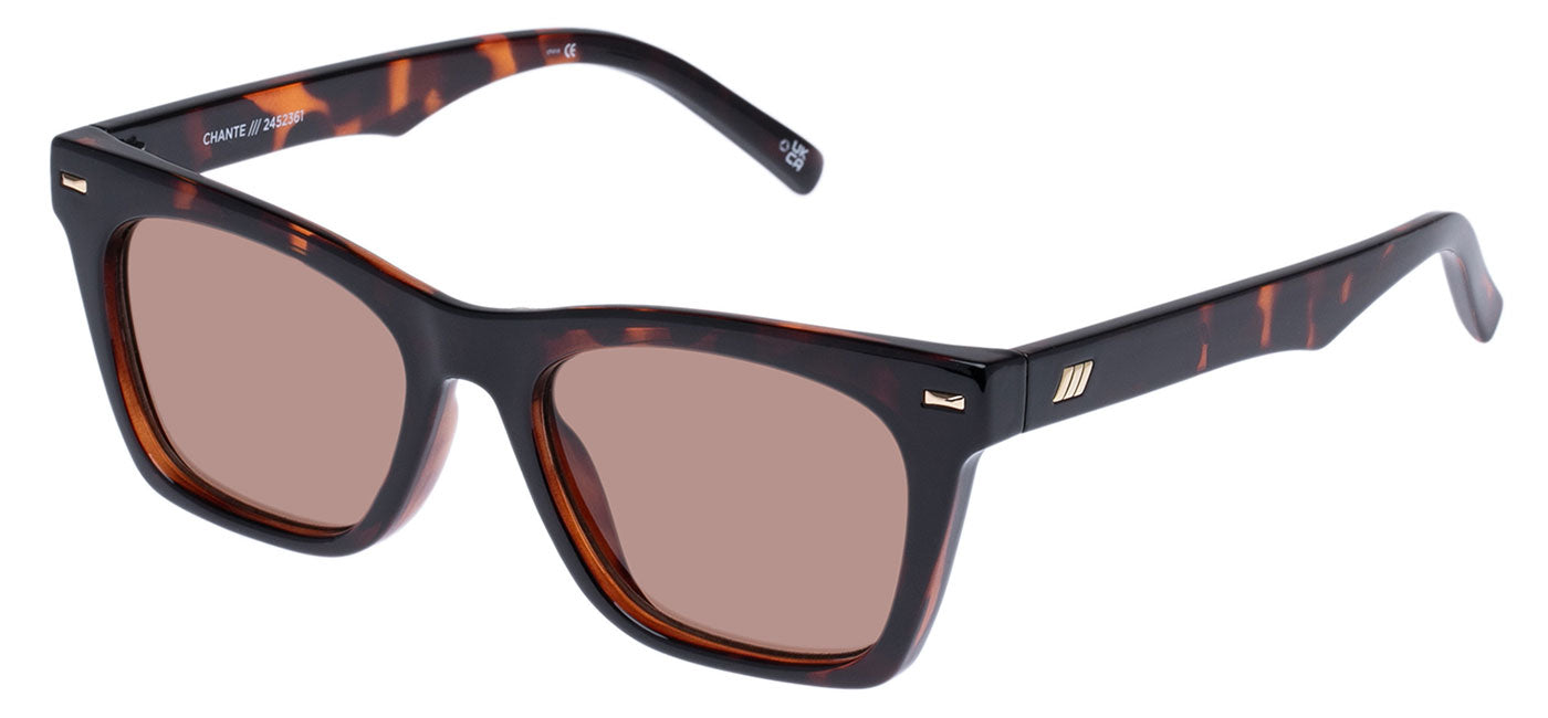Le Specs Chante Sunglasses - Dark Tortoise / Teak