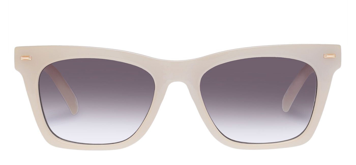 Le Specs Chante Sunglasses - Ivory / Khaki Gradient