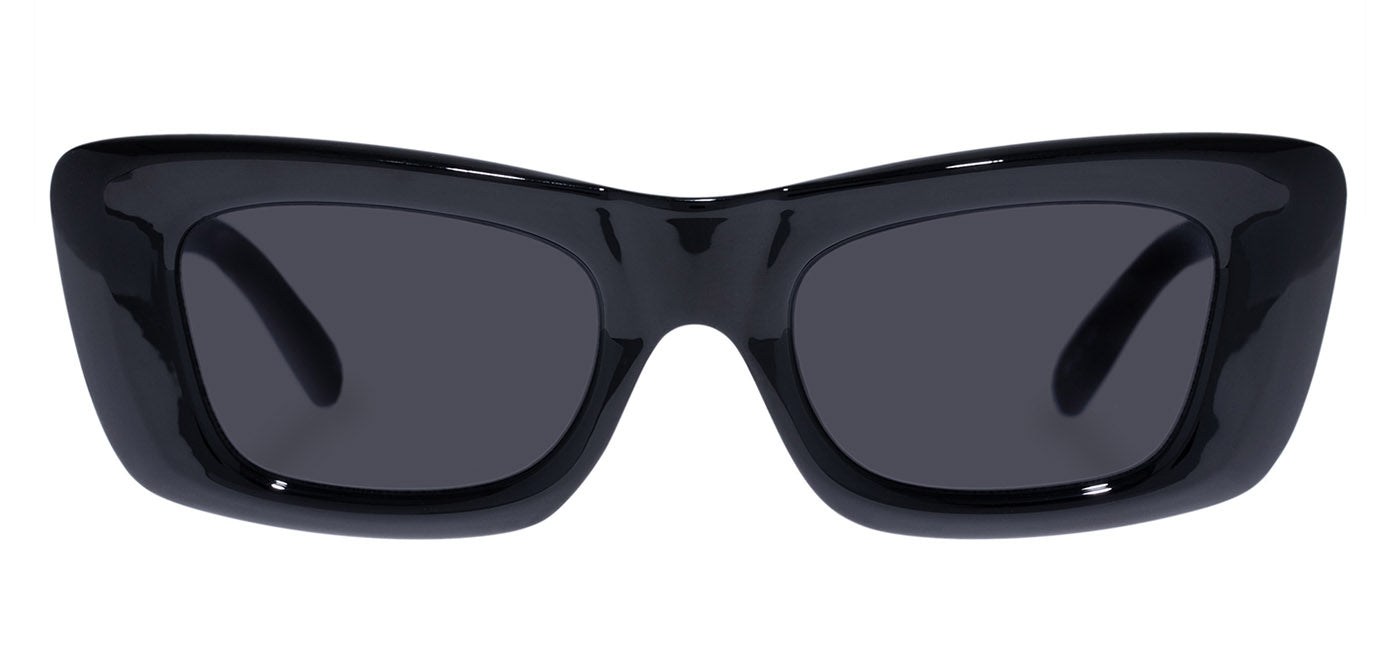 Le Specs Dopamine Sunglasses - Black / Smoke