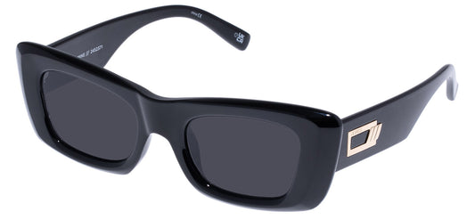 Le Specs Dopamine Sunglasses - Black / Smoke
