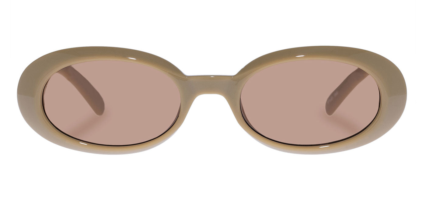 Le Specs Work It Sunglasses - Biscotti / Light Brown Mono