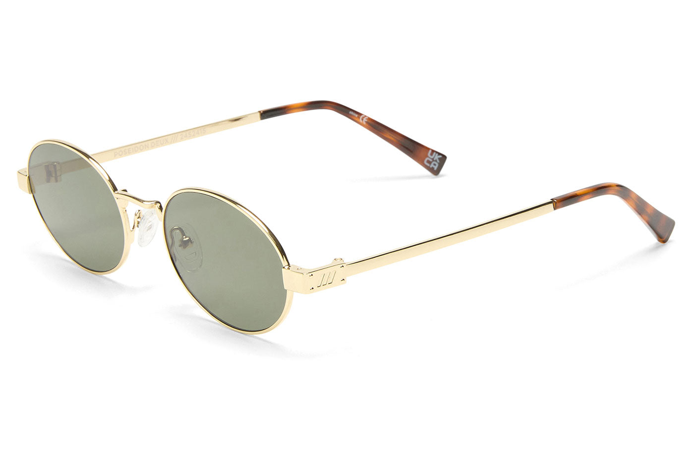 Le Specs Poseidon Deux Sunglasses - Gold / Khaki Mono
