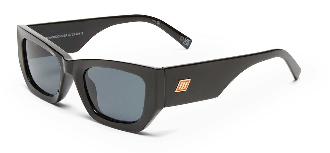 Le Specs Beachcomber Sunglasses - Black / Smoke Mono