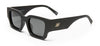 Le Specs Atlantis Sunglasses - Matte Black / Smoke Mono