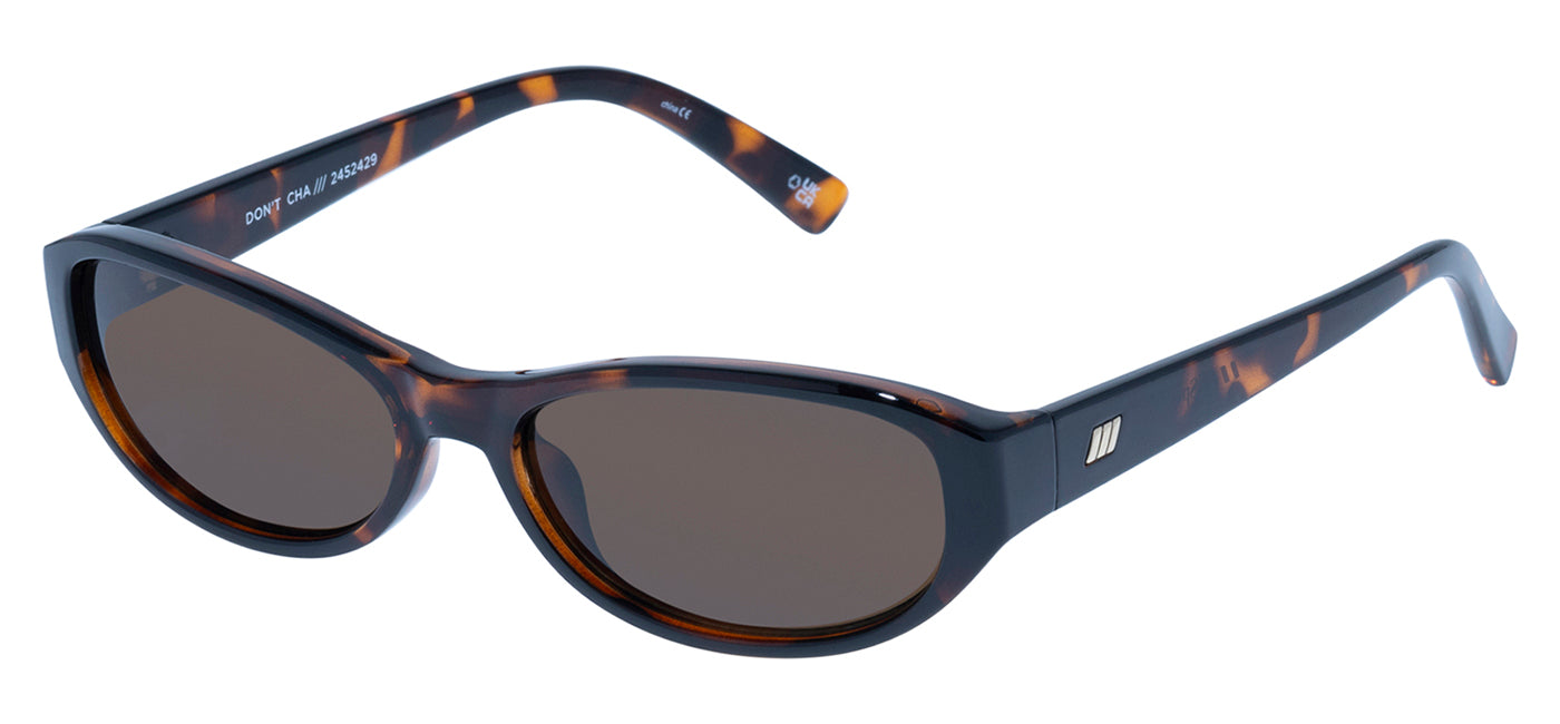 Le Specs Don't Cha Sunglasses - Tortoise / Brown
