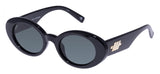 Le Specs Nouveau Vie Sunglasses - Black / Green Mono