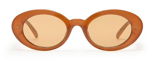 Le Specs Nouveau Vie Sunglasses - Caramel / Tan